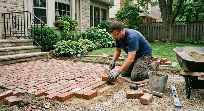 Brick Flatwork Repair in High Point, NC