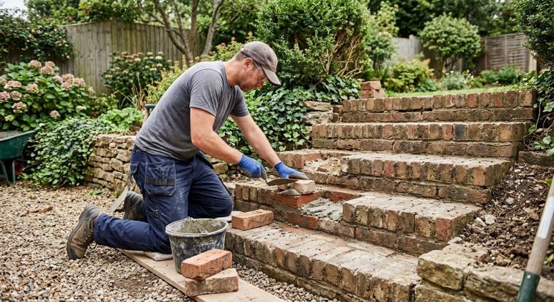 Brick Stairs Repair in Colfax, NC