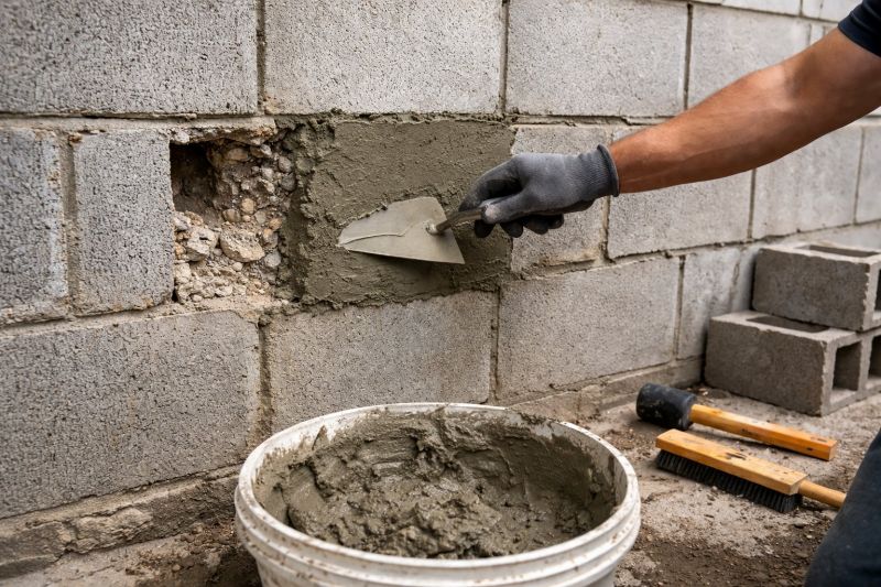 Concrete Block Repair in Rockingham County, NC