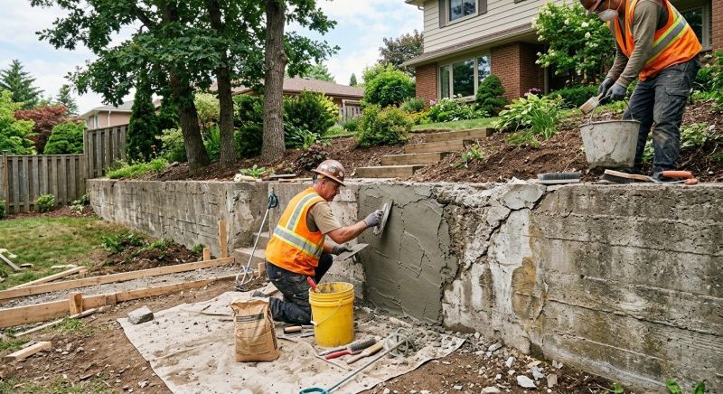 Retaining Wall Repair in Alamance County, NC