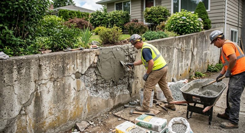 Retaining Wall Repair in Browns Summit, NC