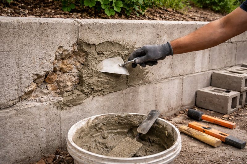 Retaining Wall Repair in Rockingham County, NC