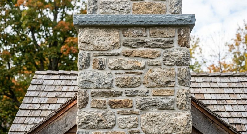 Stone Chimney Installation in Greensboro, NC
