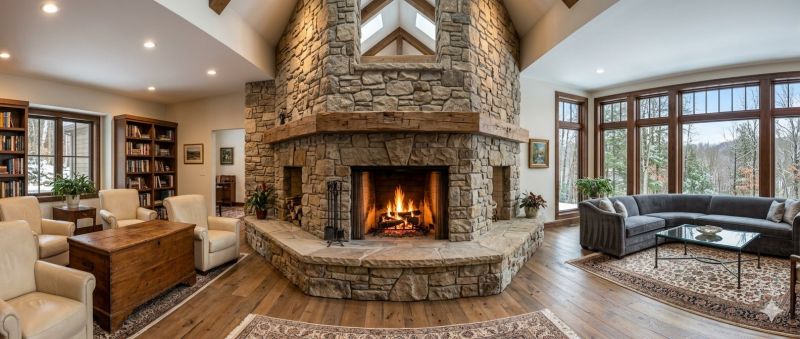 Stone Chimney Installation in Ramseur, NC