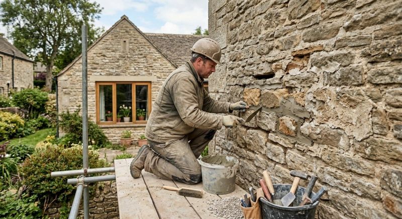Stone Masonry Repair in Alamance County, NC