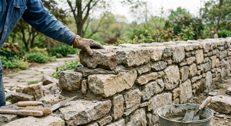 Stonework Installation in Liberty, NC